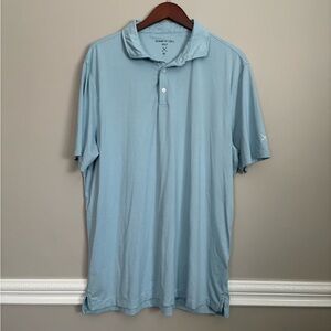 XL Plus | Kenneth Cole | Sky Blue Men's Polo Shirt | light weight